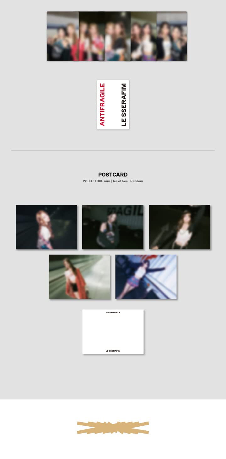 Amazon.com: LE SSERAFIM ANTIFRAGILE 2nd Mini Album COMPACT Version
